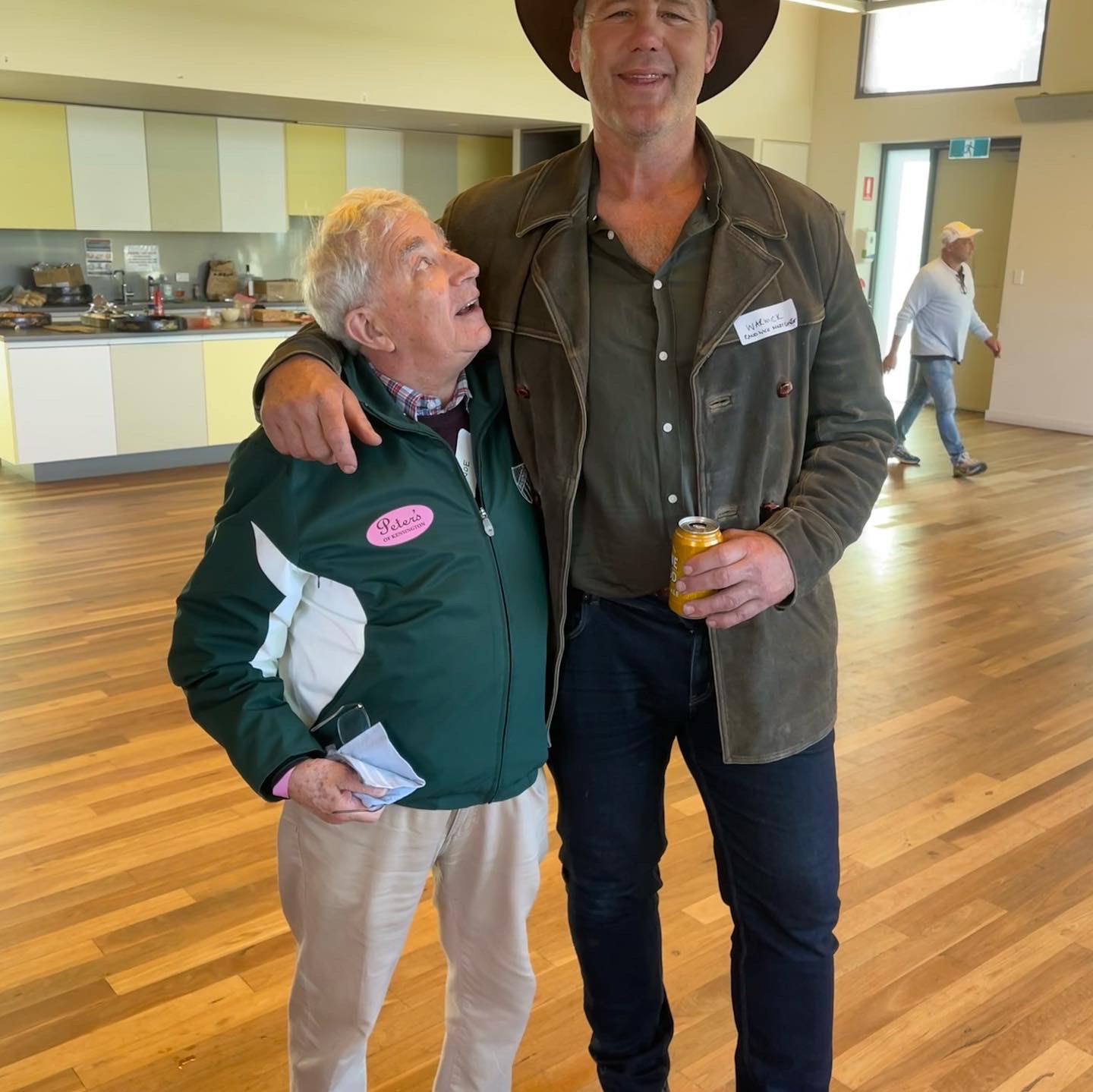Dr Joe with former Wallaby Warwick Waugh