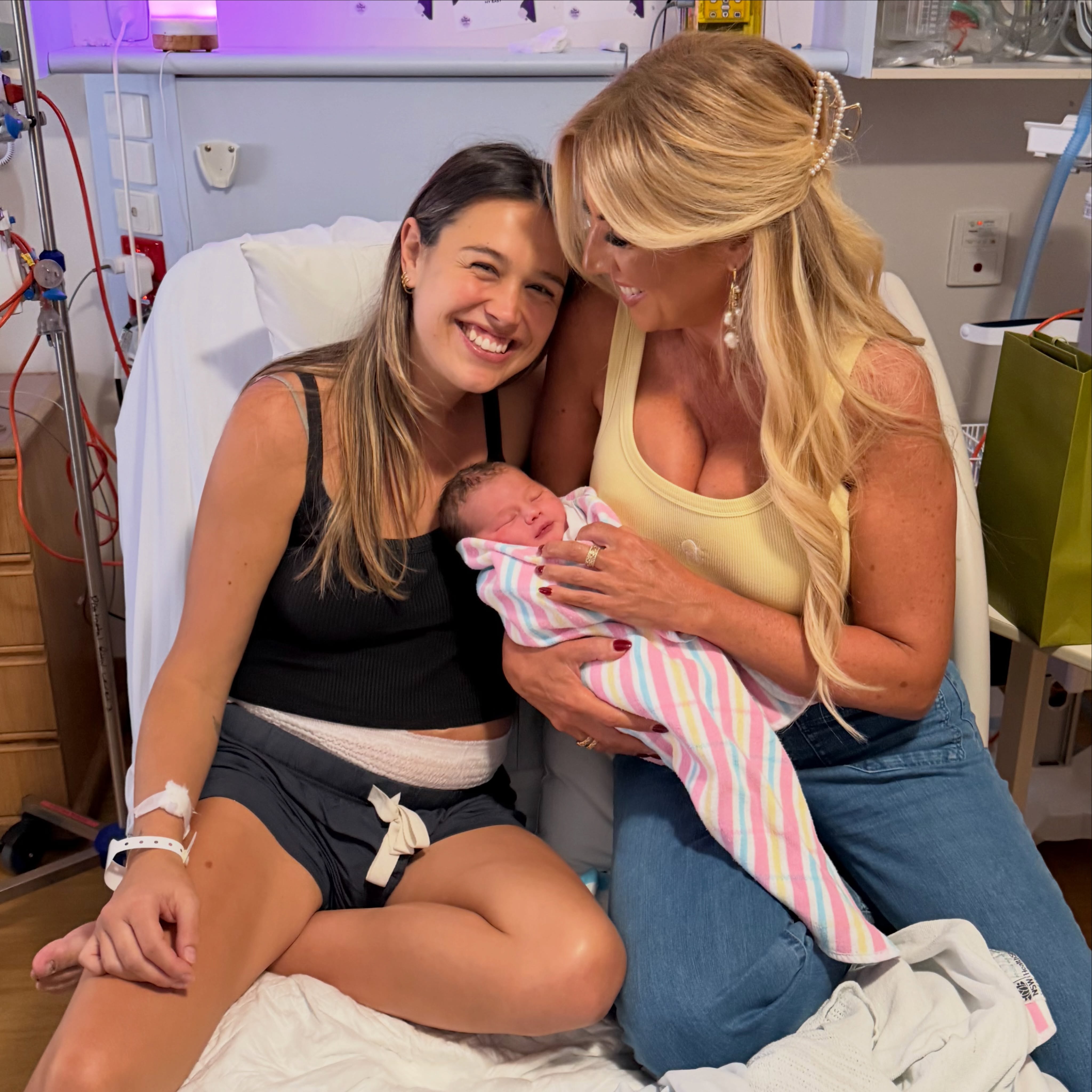 Phoebe and Jo with Louis